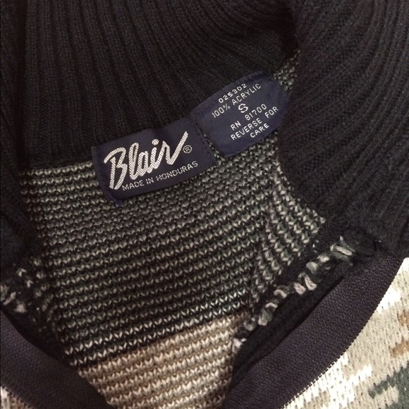 VTG. Blair Zip Up Sweater